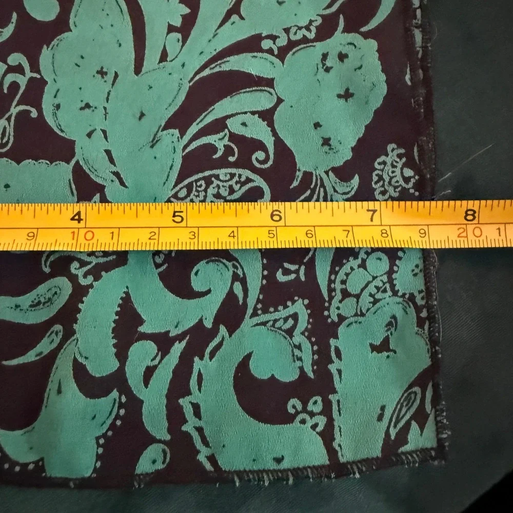 Vintage Floral and‎ Tropical Scarf Lot of 3 Green Blue Pink Teal Bundle